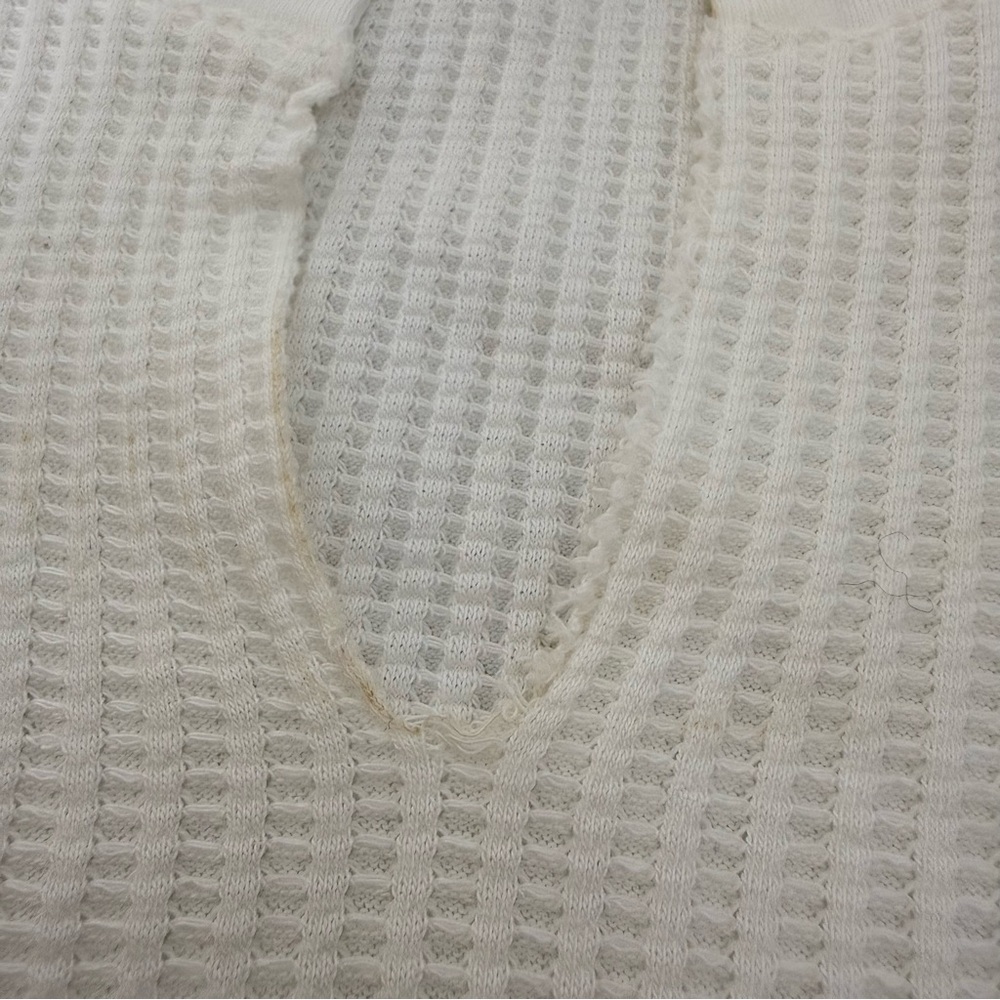 The Range Stark Jumbo Waffle Knit Gathered Slash Long Sleeve Top Size XS - Picture 6 of 13